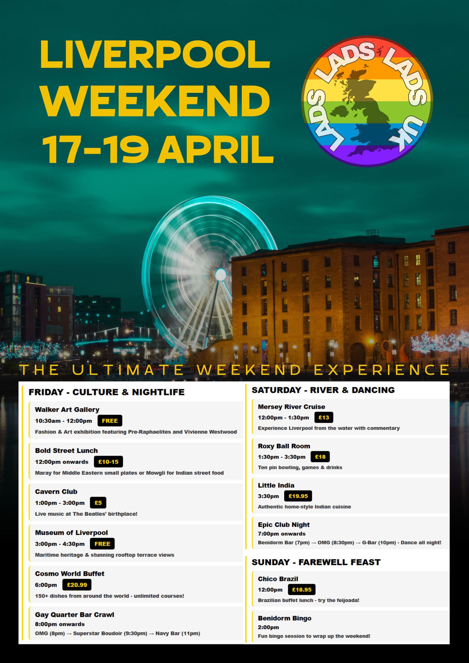 Liverpool Weekend Itinerary